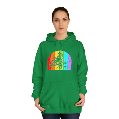 Sweat à capuche unisexe de motard de motocross 