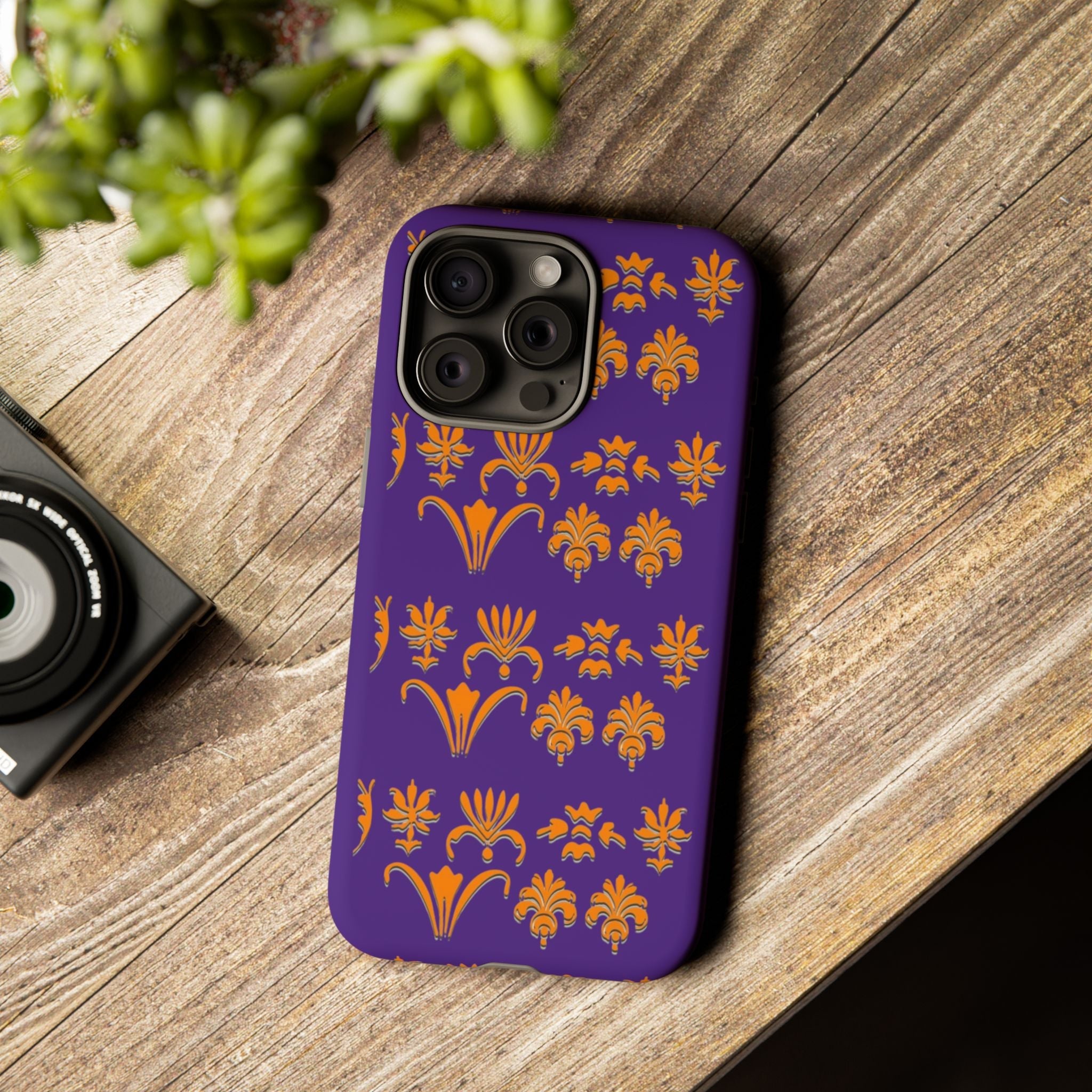 Elegant Floral Phone Case, Tough Phone Cover, Stylish Protector, Floral Print Accessory, Gift for Her, Birthday Present Printify