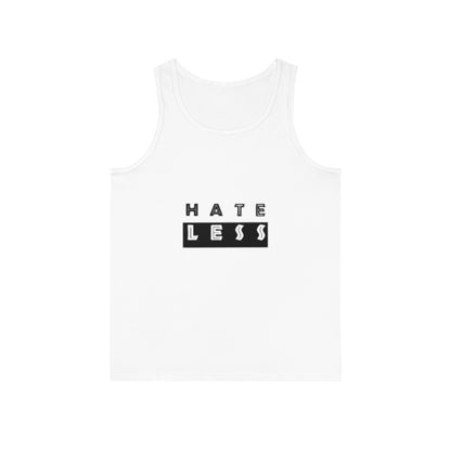 Unisex Softstyle™ Tank Top - 'HATE LESS' Inspirational Tee for Positive Vibes