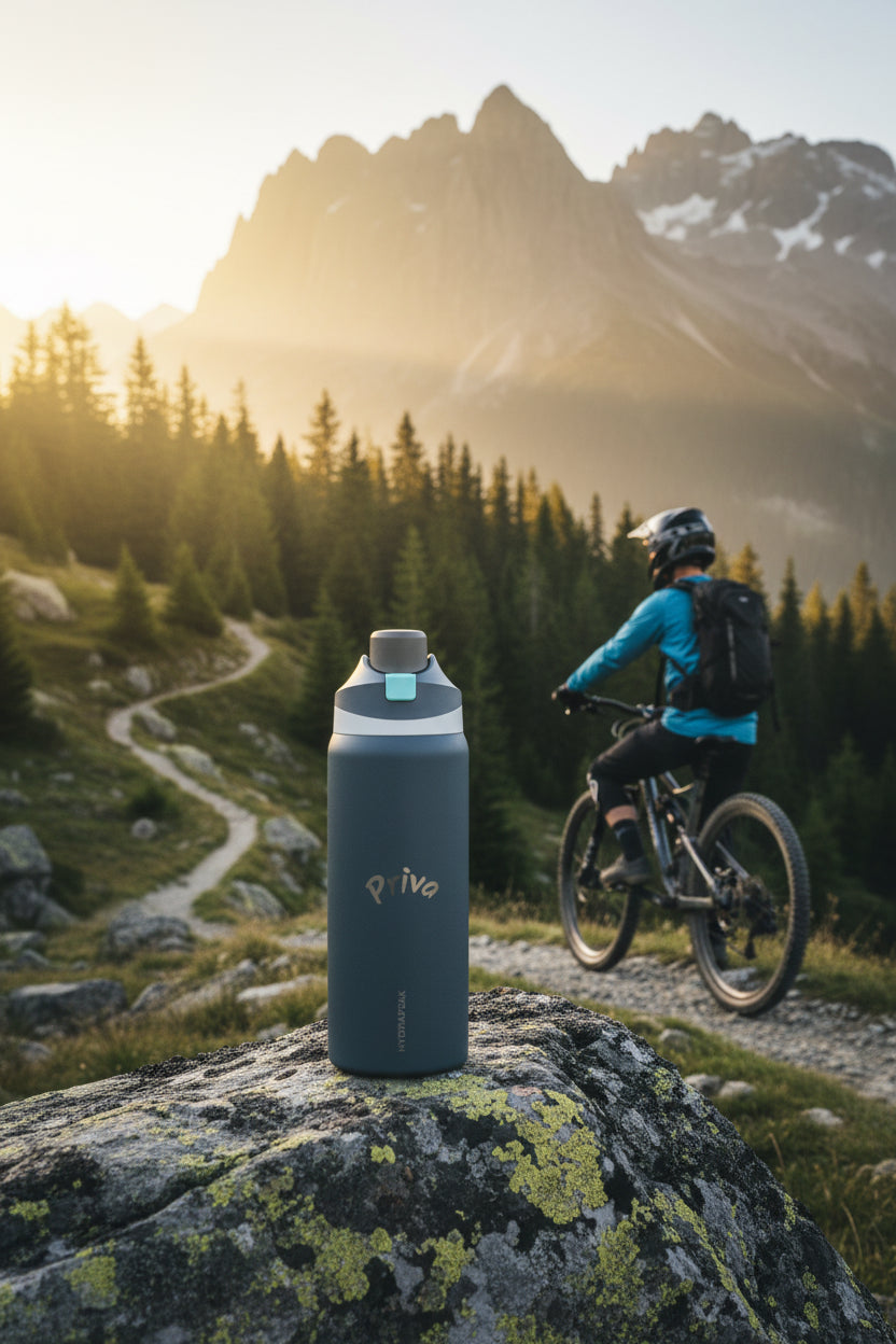 32oz Insulated Water Bottle — Leakproof Travel Hydration Bottle