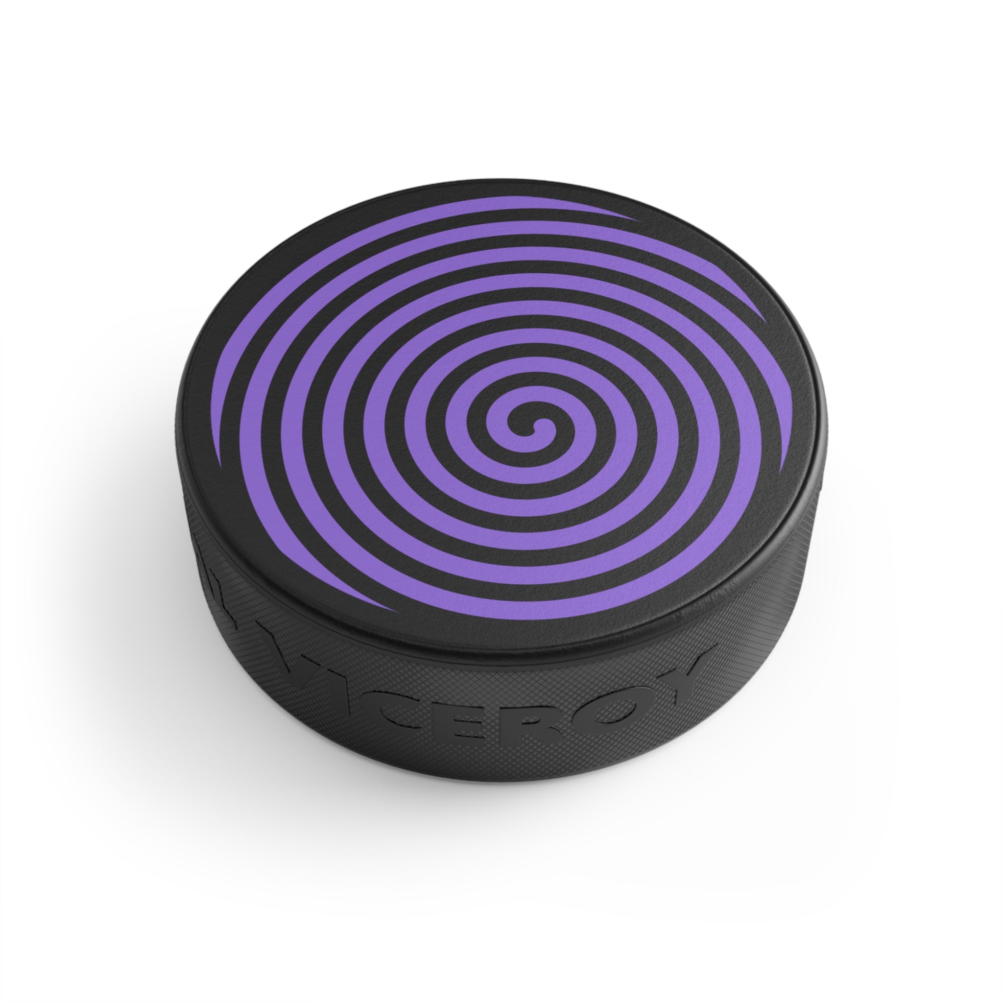 Hockey Puck - Spiral Strike Design