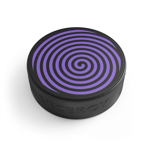 Hockey Puck - Spiral Strike Design