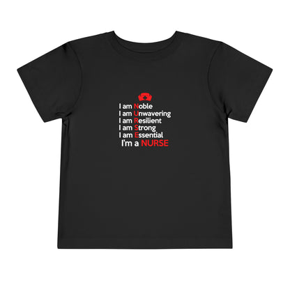 Je suis noble, je suis inébranlable Tee-shirt pour tout-petits 