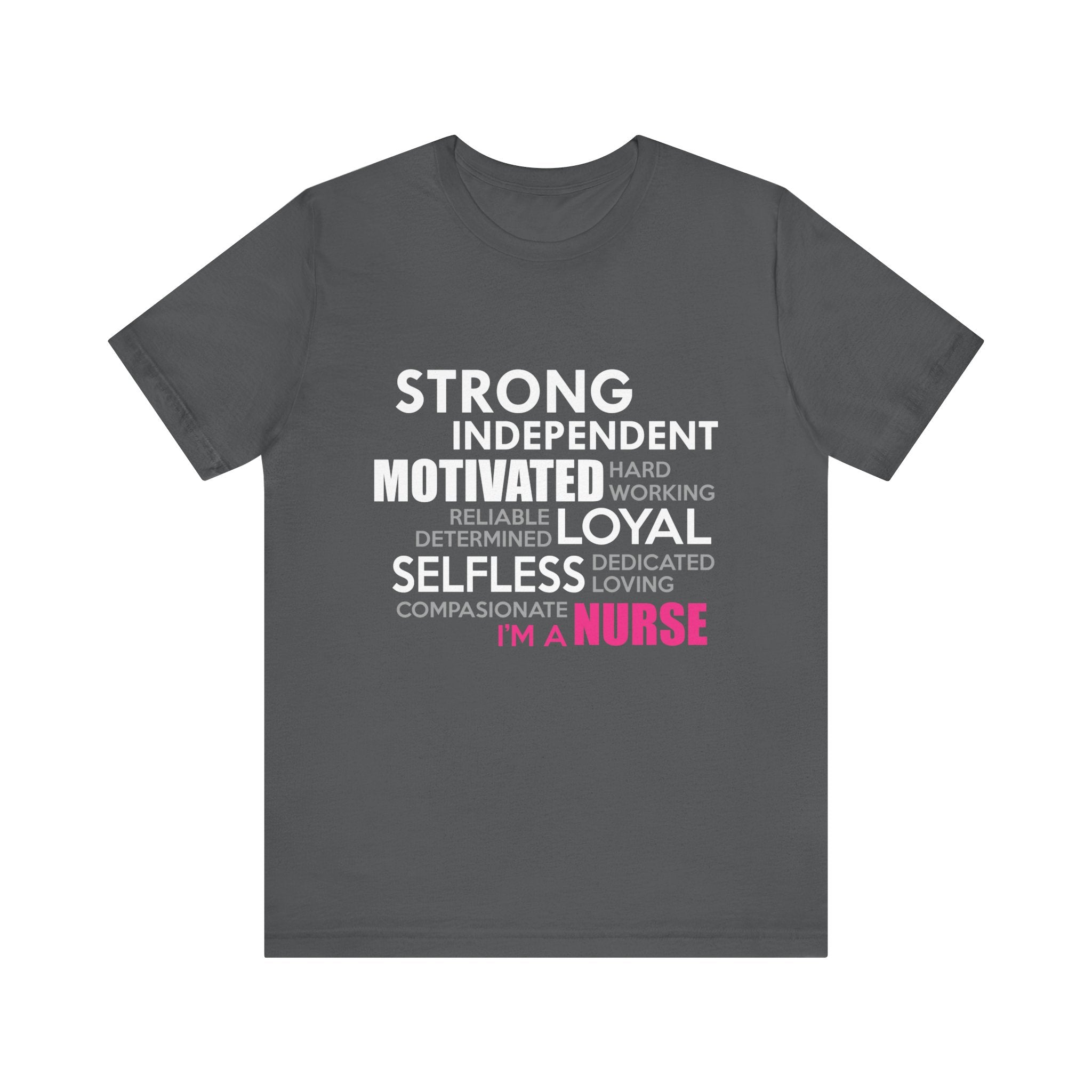 Tee-shirt unisexe fort indépendant, motivé, loyal et désintéressé 