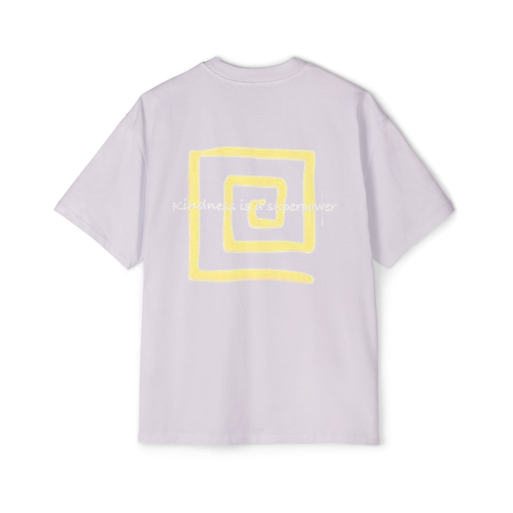 Oversized Tee - Kindness is a Super Power Graphic Design Shirt for Men Printify
