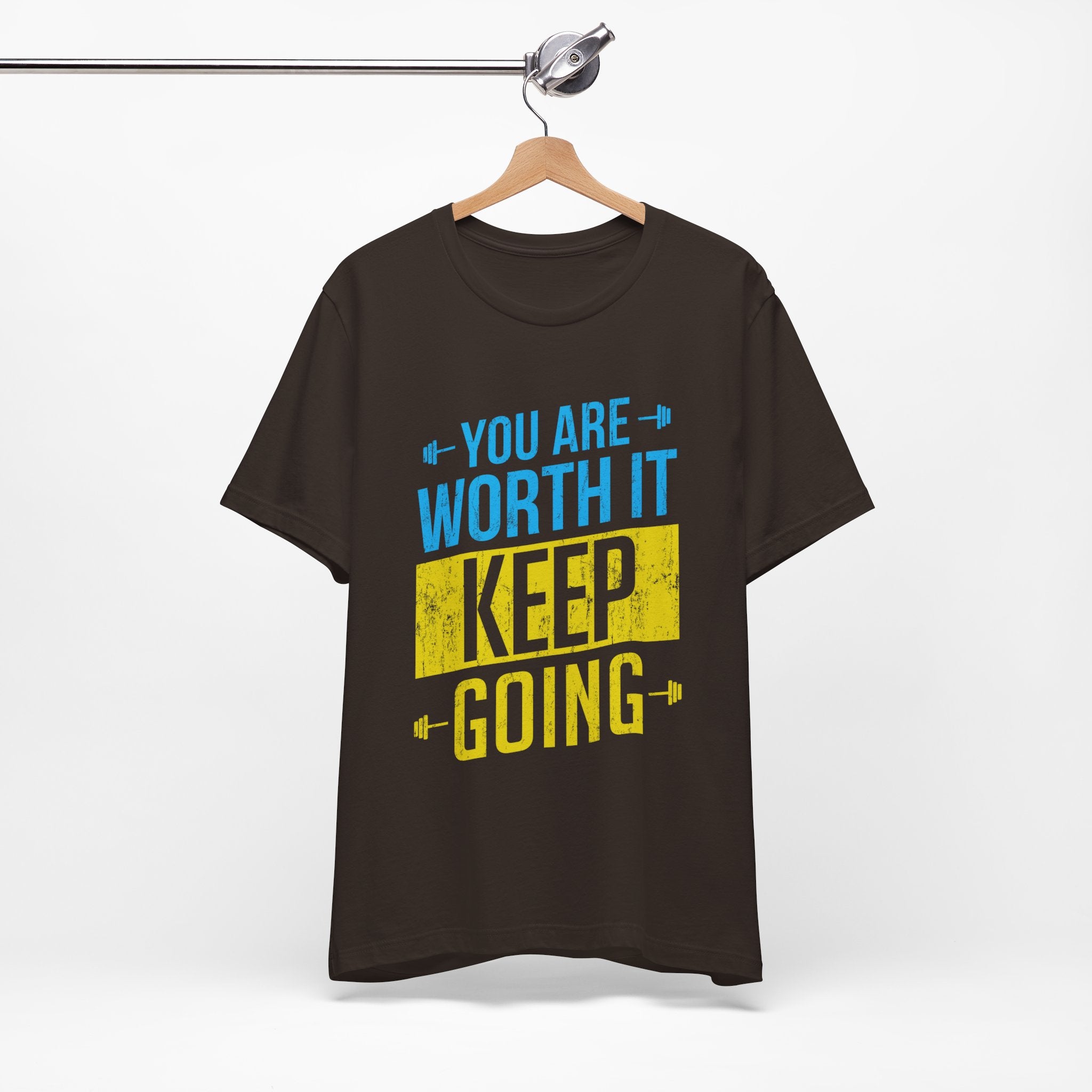 Vous en valez la peine, continuez, tee-shirt unisexe 