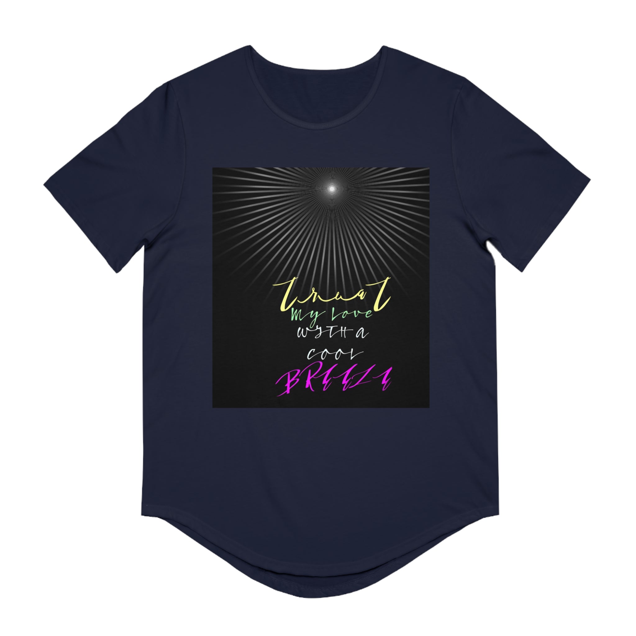 Men's Jersey Curved Hem Tee