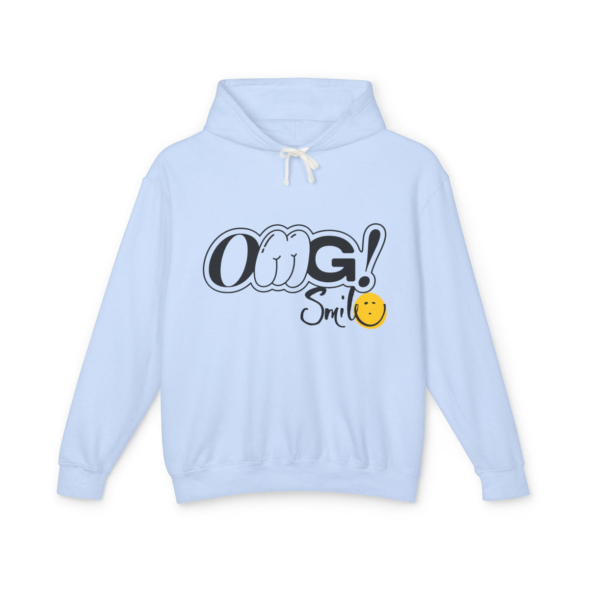 OMG!Smile Lightweight Hooded Sweatshirt