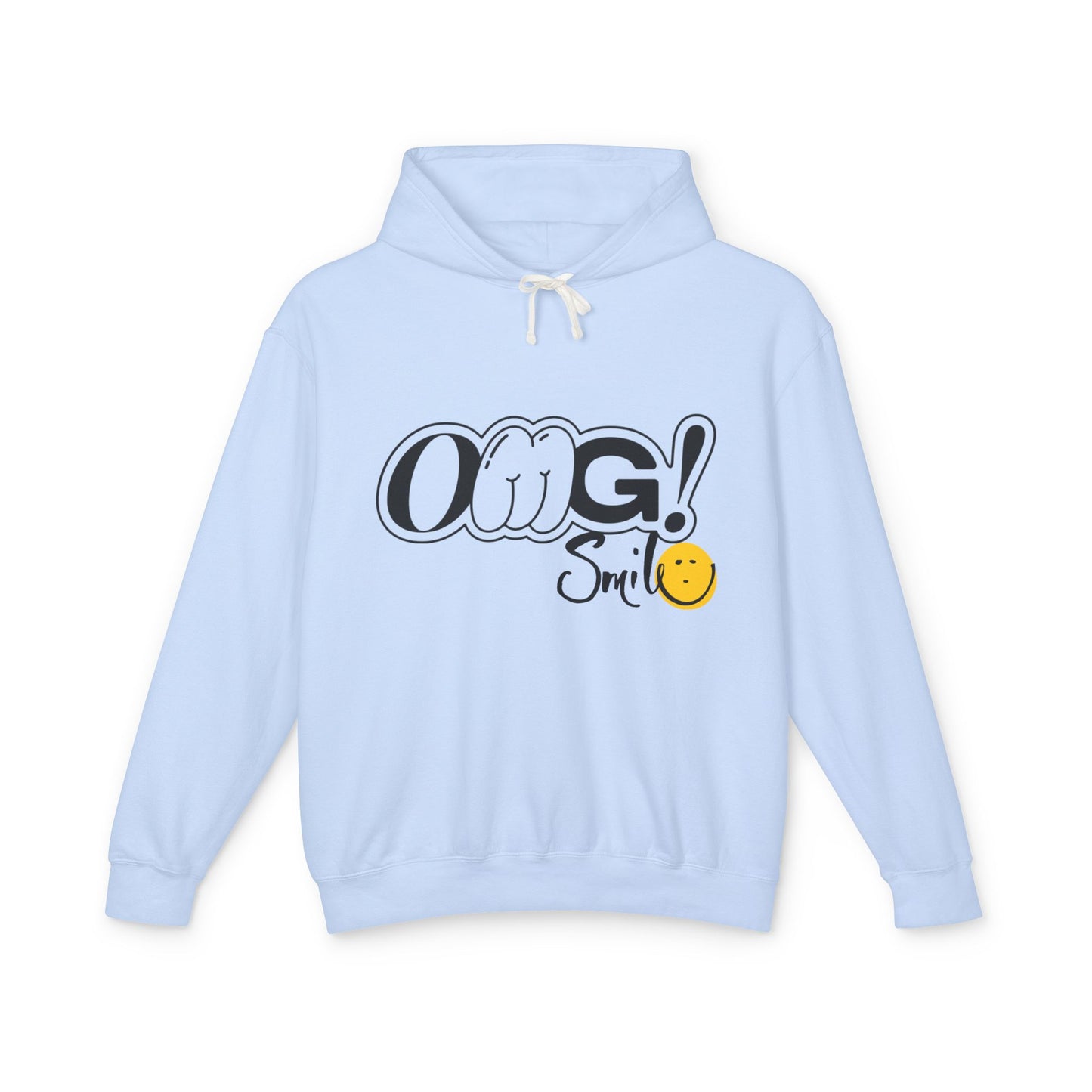 OMG!Smile Lightweight Hooded Sweatshirt