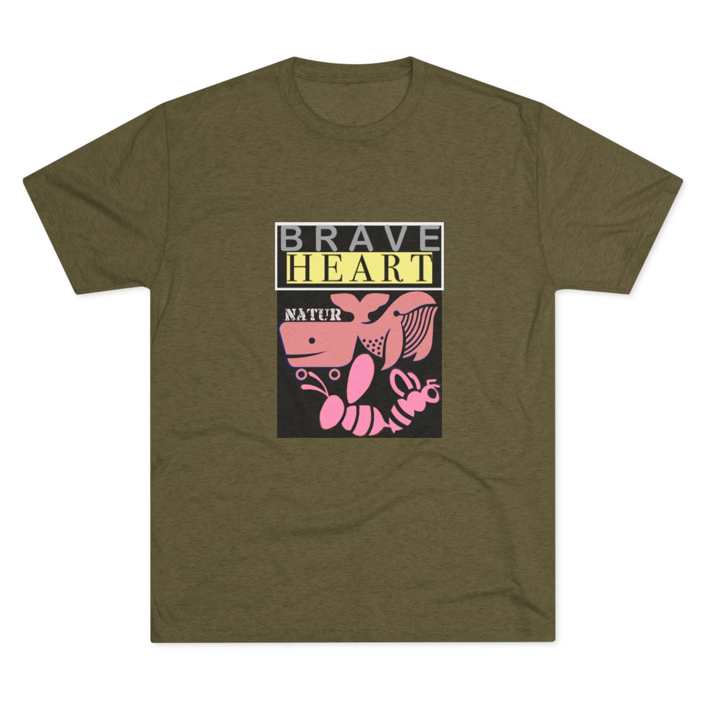 Brave Heart Tri-Blend Unisex T-Shirt