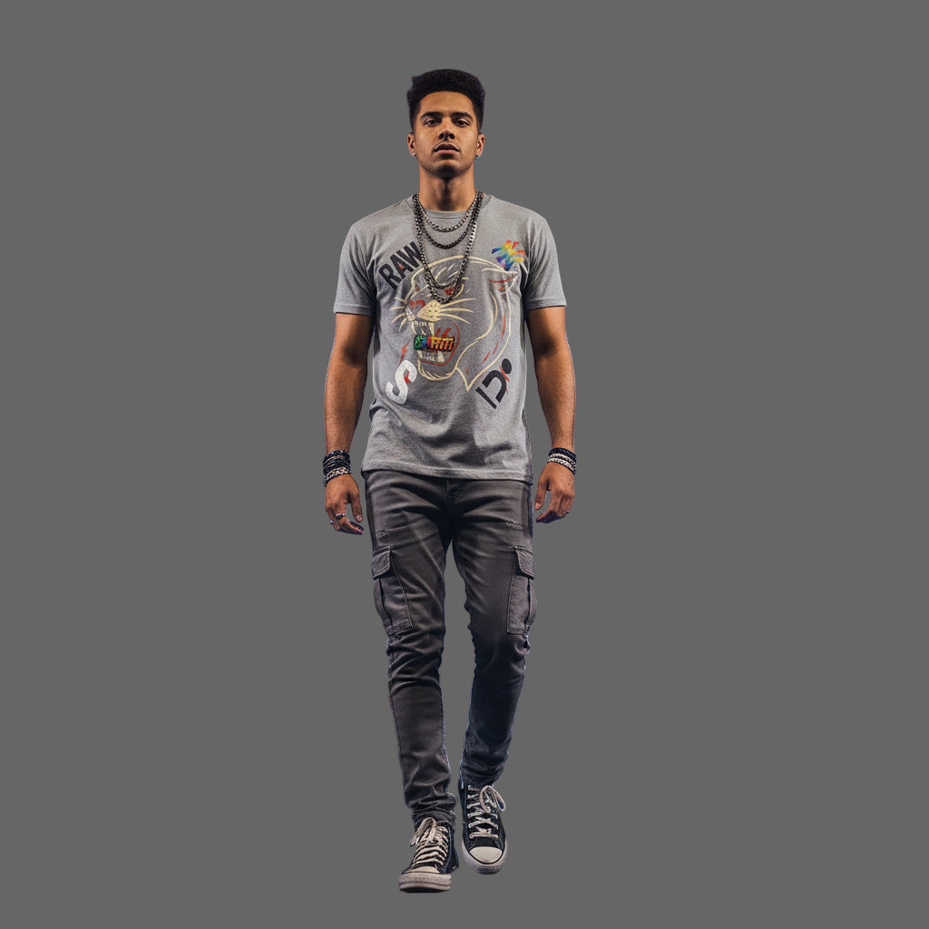 Urban Graffiti Panther T-Shirt | Cool Graphic Tee, Streetwear, Unisex Fashion, Casual Wear, Graphic T-shirt Printify