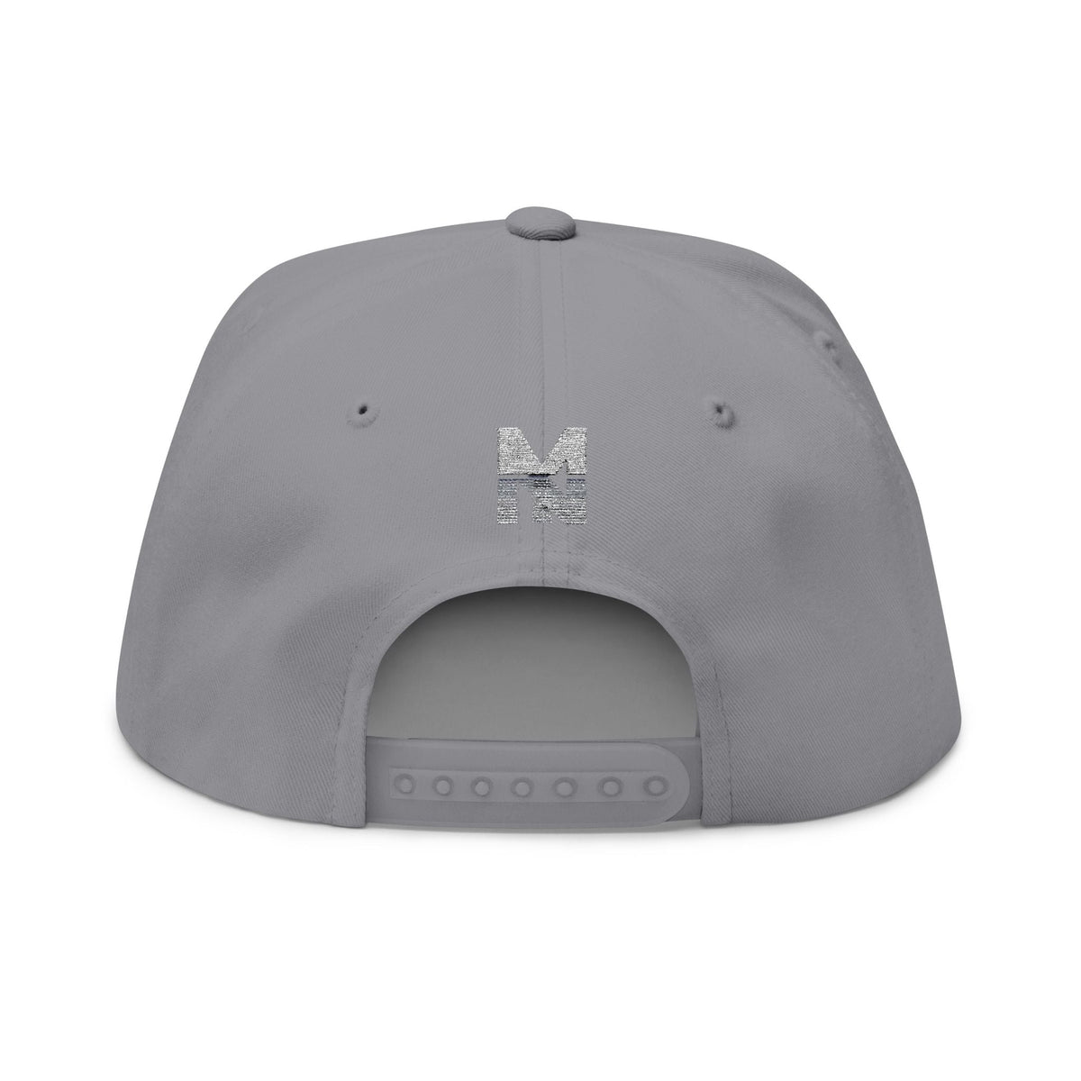 Stylish Embroidered Flat Bill Cap, Trend Snapback Printify