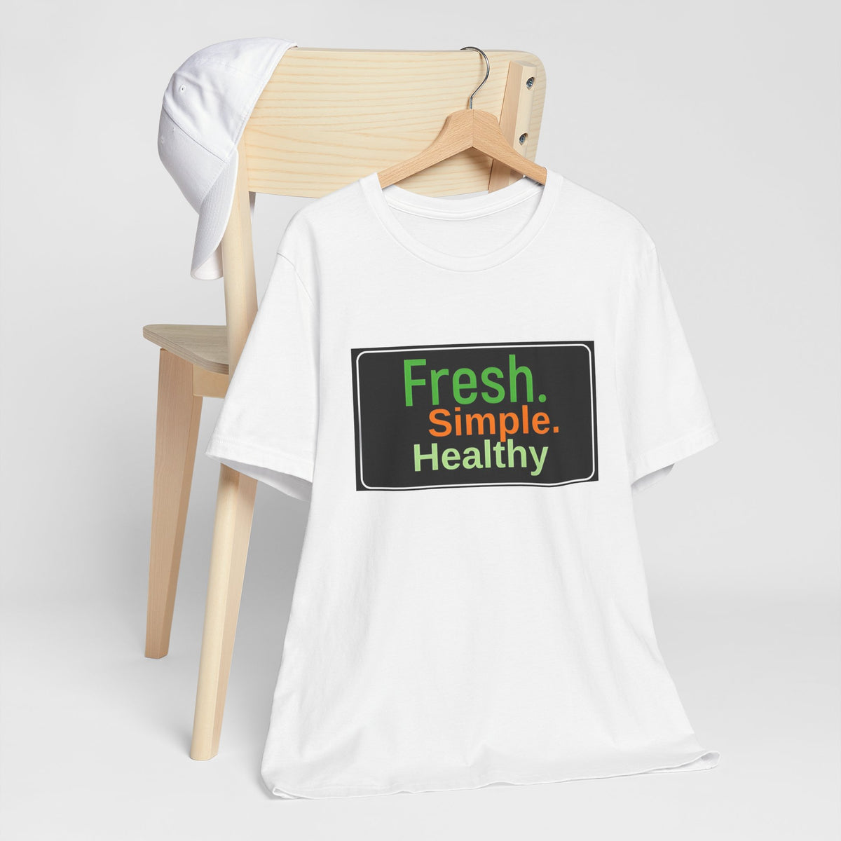 Unisex Fresh Simple Short Sleeve Tee