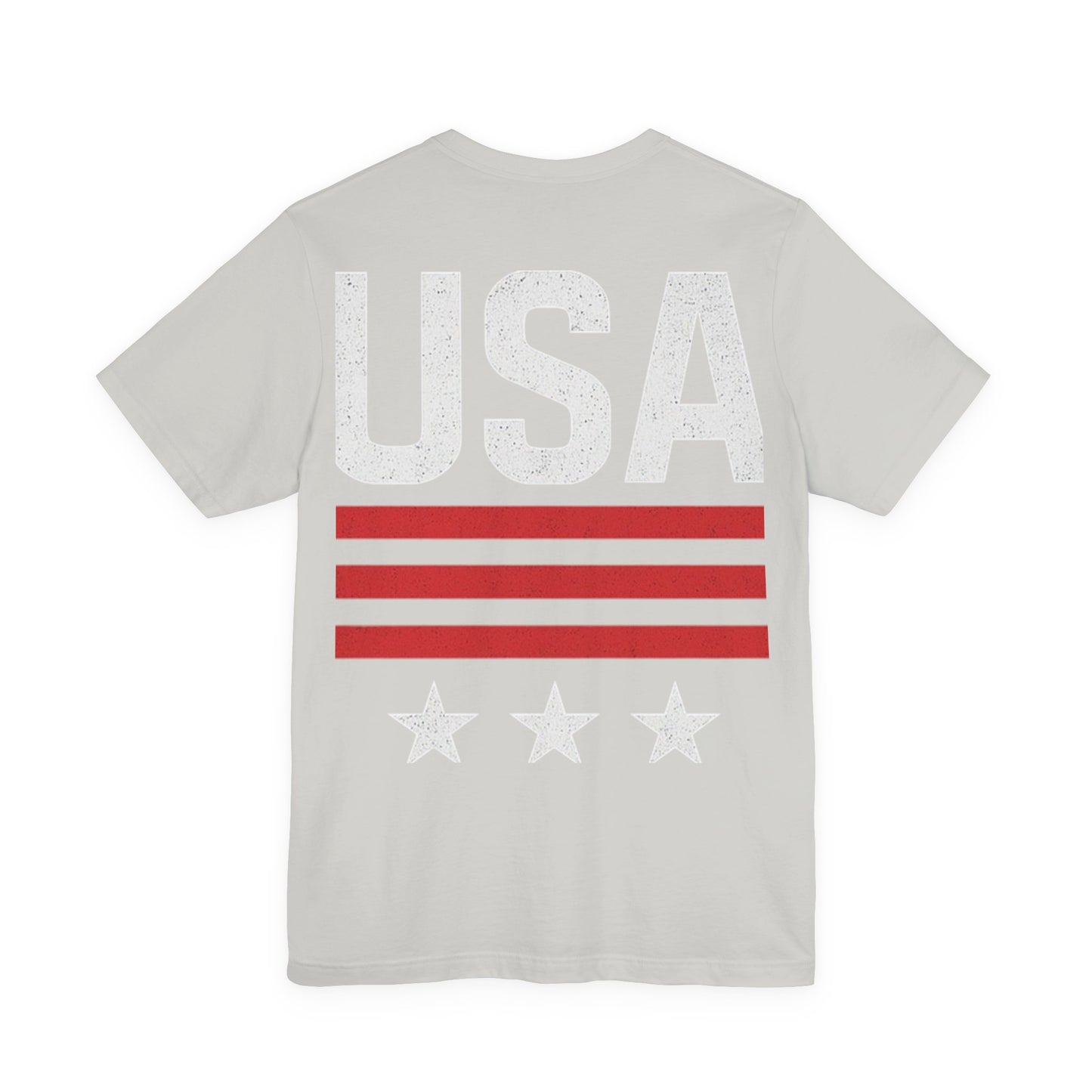 Patriotic USA Tee, Unisex Short Sleeve T-Shirt, July 4th Celebration Shirt, American Pride Apparel, Casual Summer Wear, Gift for Patriot