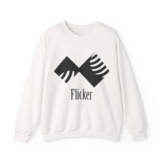 Flicker Unisex Heavy Blend Crewneck Sweatshirt - Cozy and Stylish