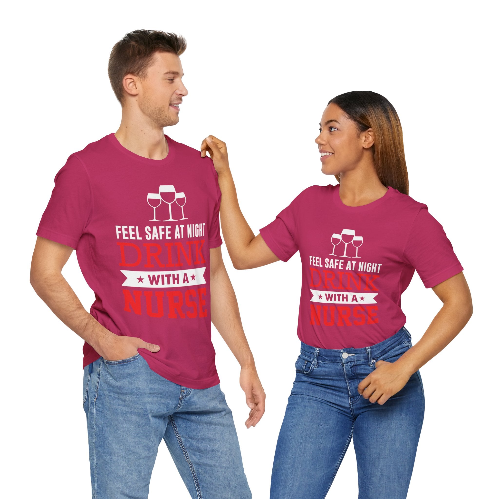 Sentez-vous en sécurité la nuit, buvez un tee-shirt unisexe 
