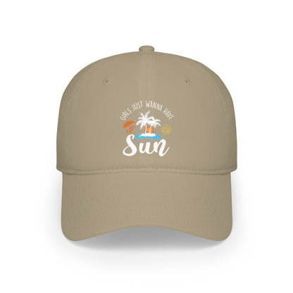 Girls Just Wanna Have Sun Cap