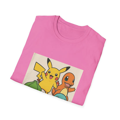 Colorful Play Graphic T-Shirt, Cute Casual Tee, Gamer Gift, Birthday Present, Unisex Style, Cartoon Apparel