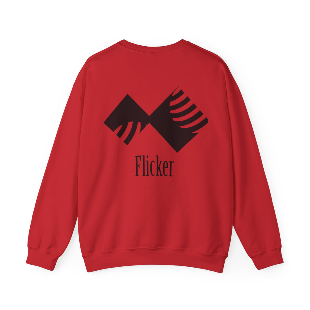 Flicker Unisex Heavy Blend Crewneck Sweatshirt - Cozy and Stylish