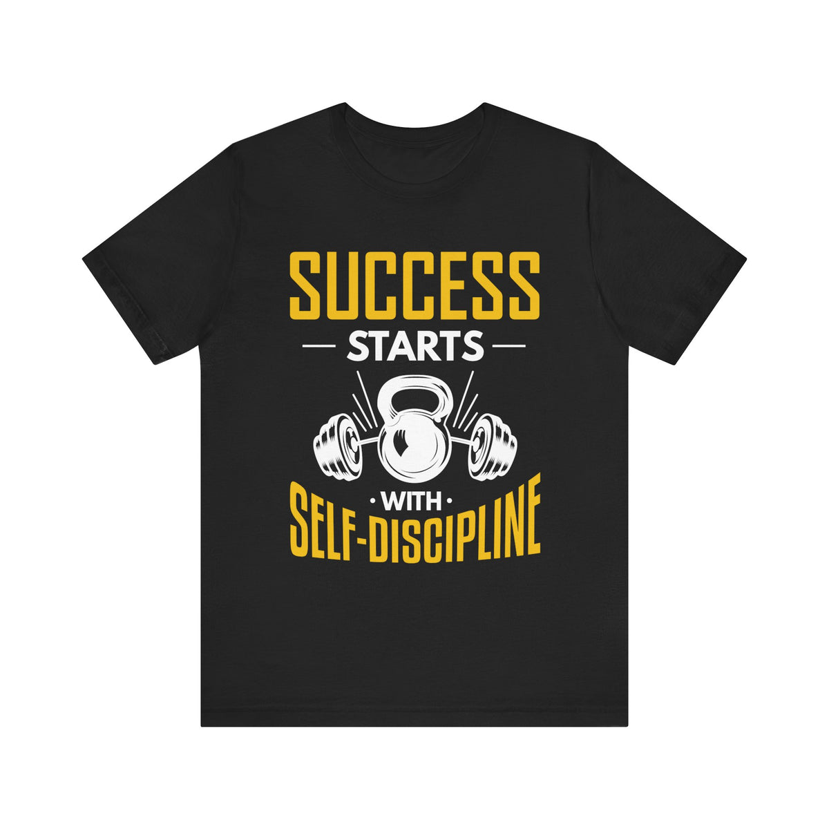 Le succès commence par le tee-shirt unisexe d’autodiscipline 