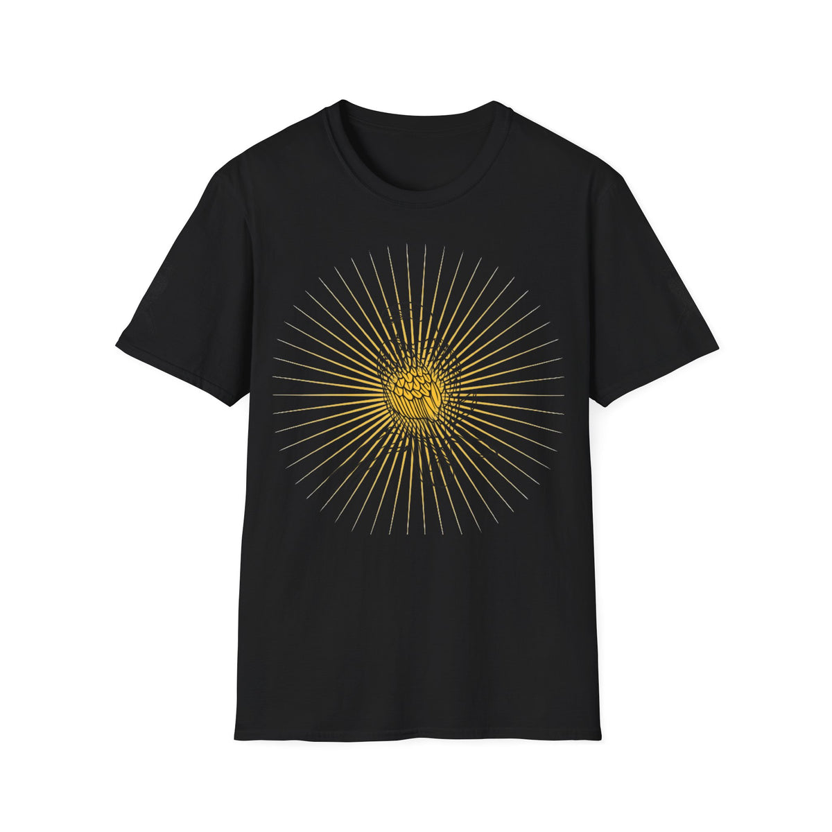 Rcnsons Unisex Softstyle Eagle Sun Wave T-Shirt