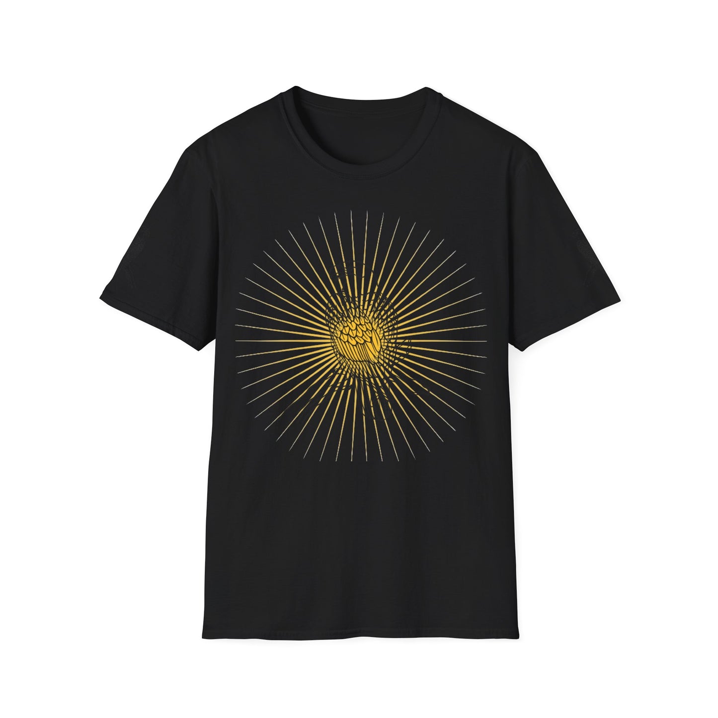Rcnsons Unisex Softstyle Eagle Sun Wave T-Shirt