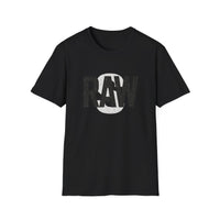 RAW Unisex Softstyle T-Shirt, Casual Graphic Tee, Everyday Wear, Gift for Him or Her, Streetwear Fashion, Summer Essential Printify