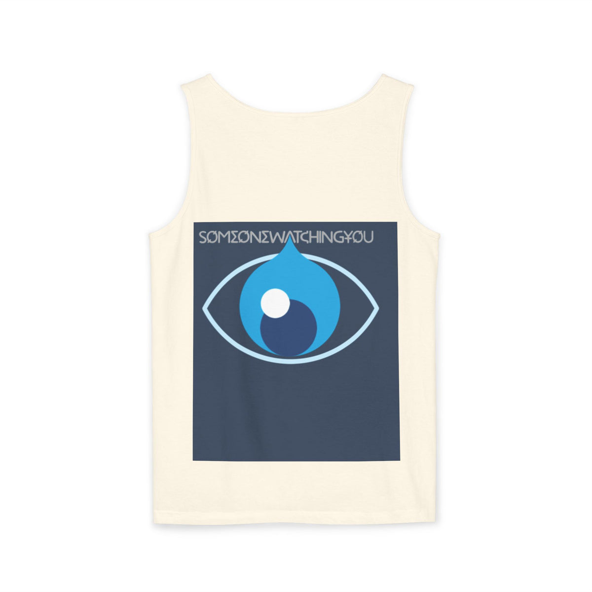 Tank Top Watching You Unisex Garment-Dyed