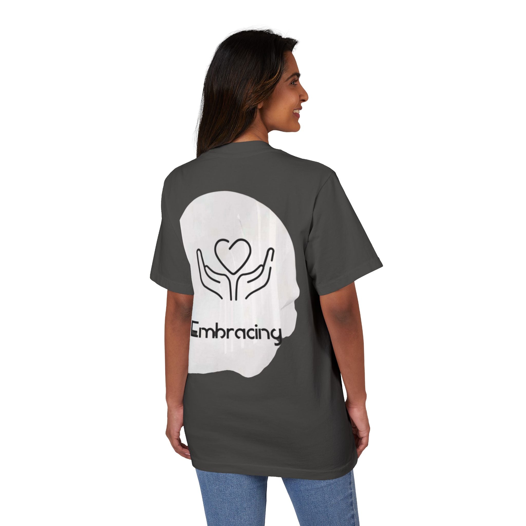 Drop-Shoulder T-Shirt Embracing Design