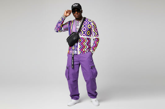 Men's Long Sleeve Shirt — Classic All-Over Print