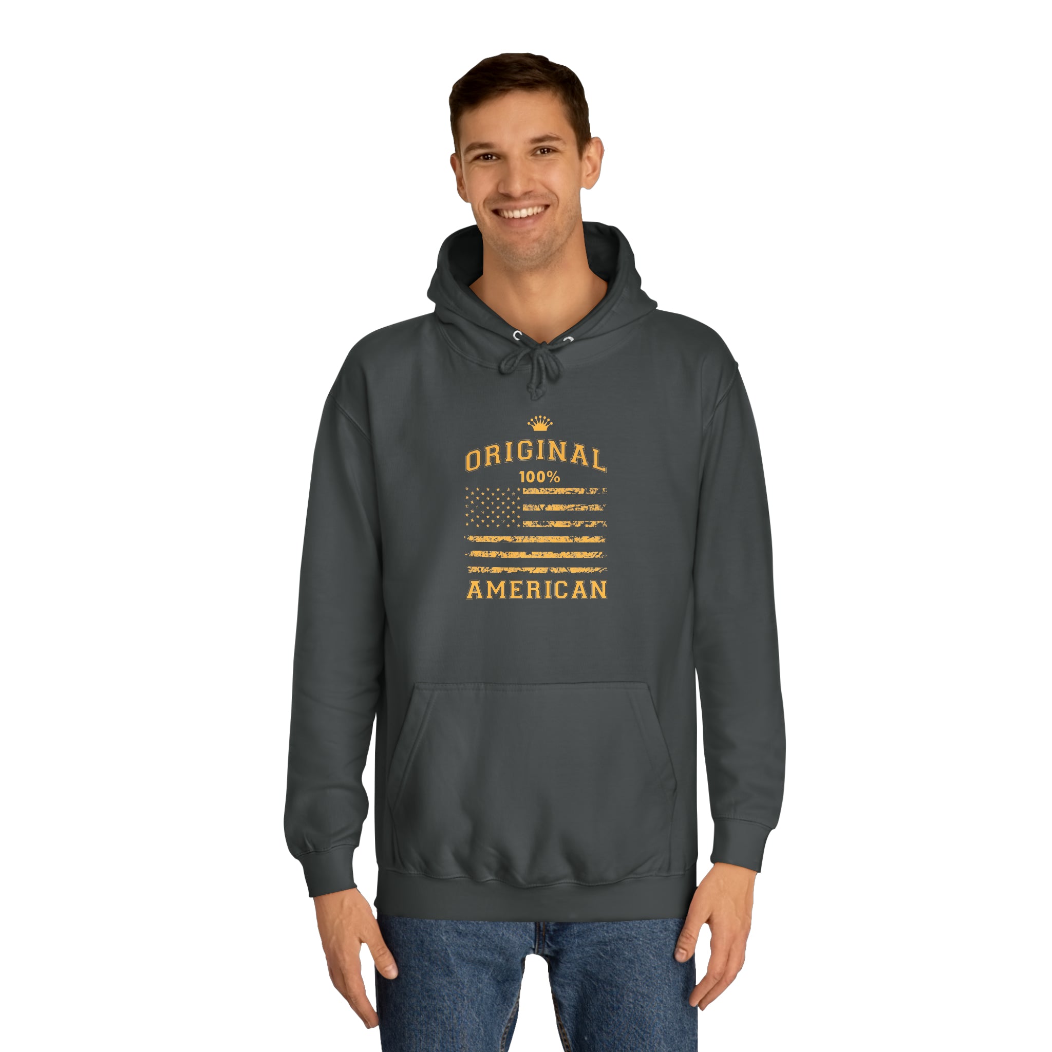 Sweat à capuche unisexe original 100% américain 