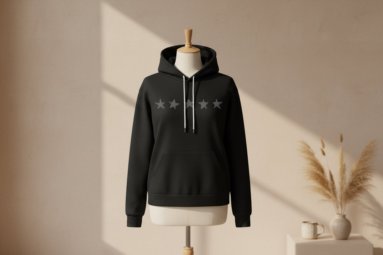 Sterne ( Stars) Sponge  Pullover Hoodie