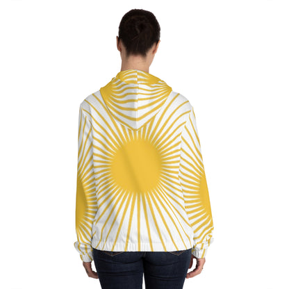 Rcnsons Women’s Full-Zip 'Wave' Hoodie (AOP)