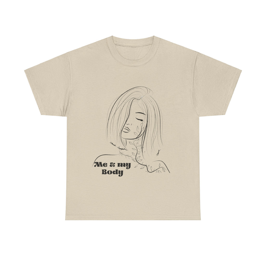 Unisex Faded Cotton Me my Body  Tee