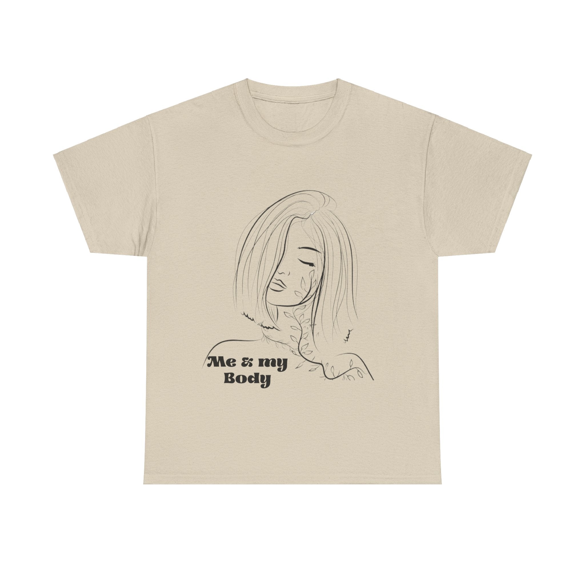 Unisex Faded Cotton Me my Body  Tee