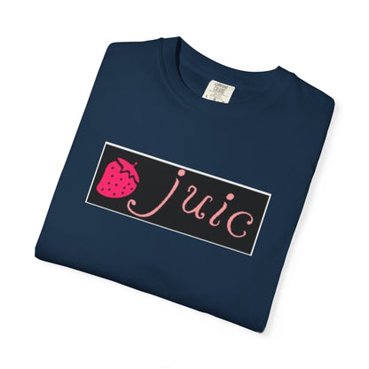 Strawberry JUIC Unisex T-Shirt, Cute Graphic Tee, Summer Apparel, Gift for Fruit Lovers, Trendy Fashion, Casual Wear