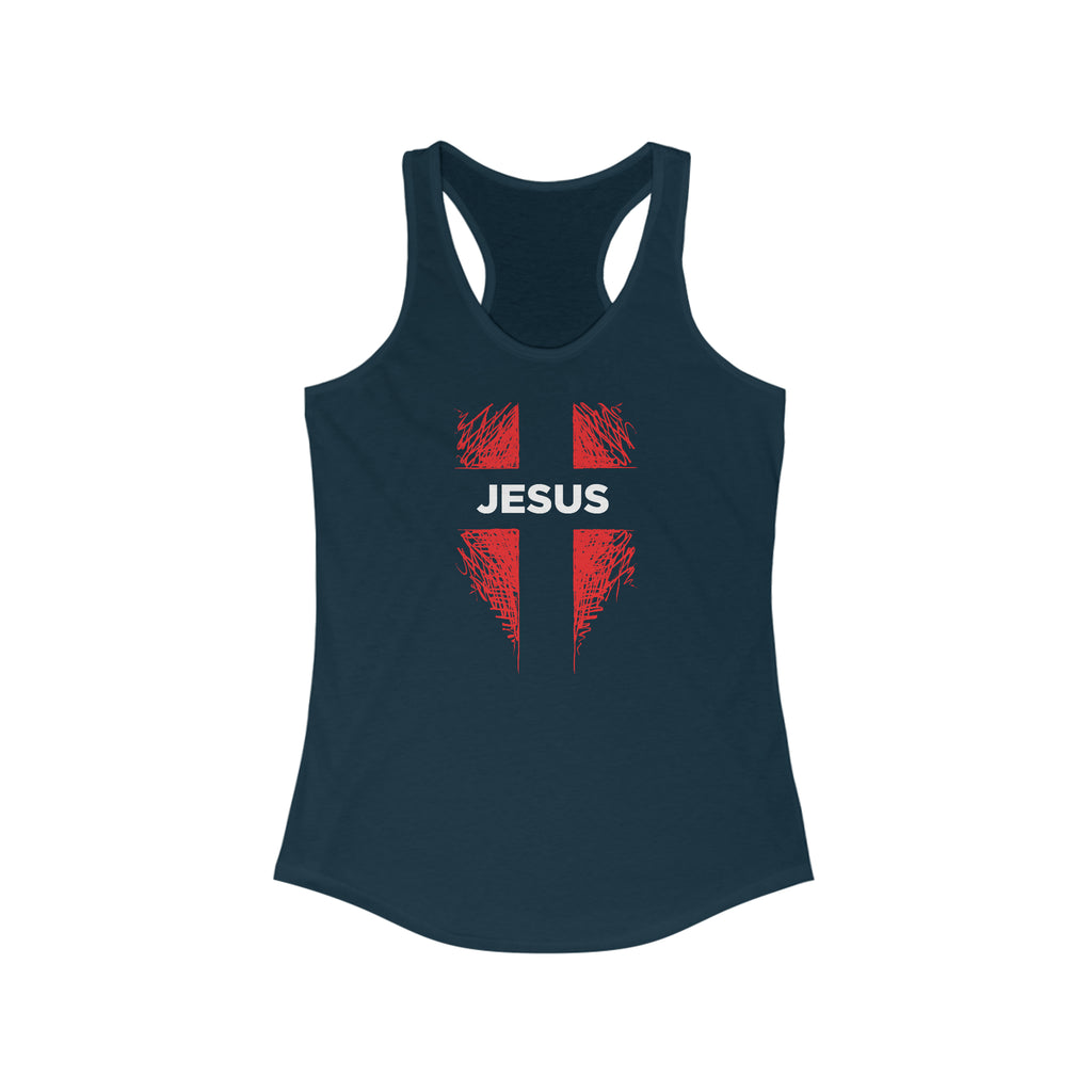 Women's Ideal Racerback Tank-Jesus