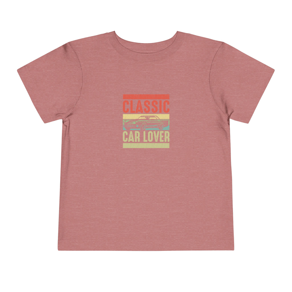 T-shirt pour tout-petits amoureux des voitures classiques 