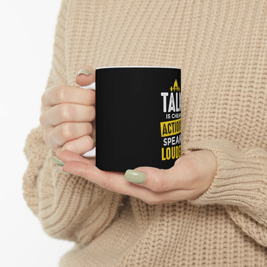 Talk Is Cheap Mug