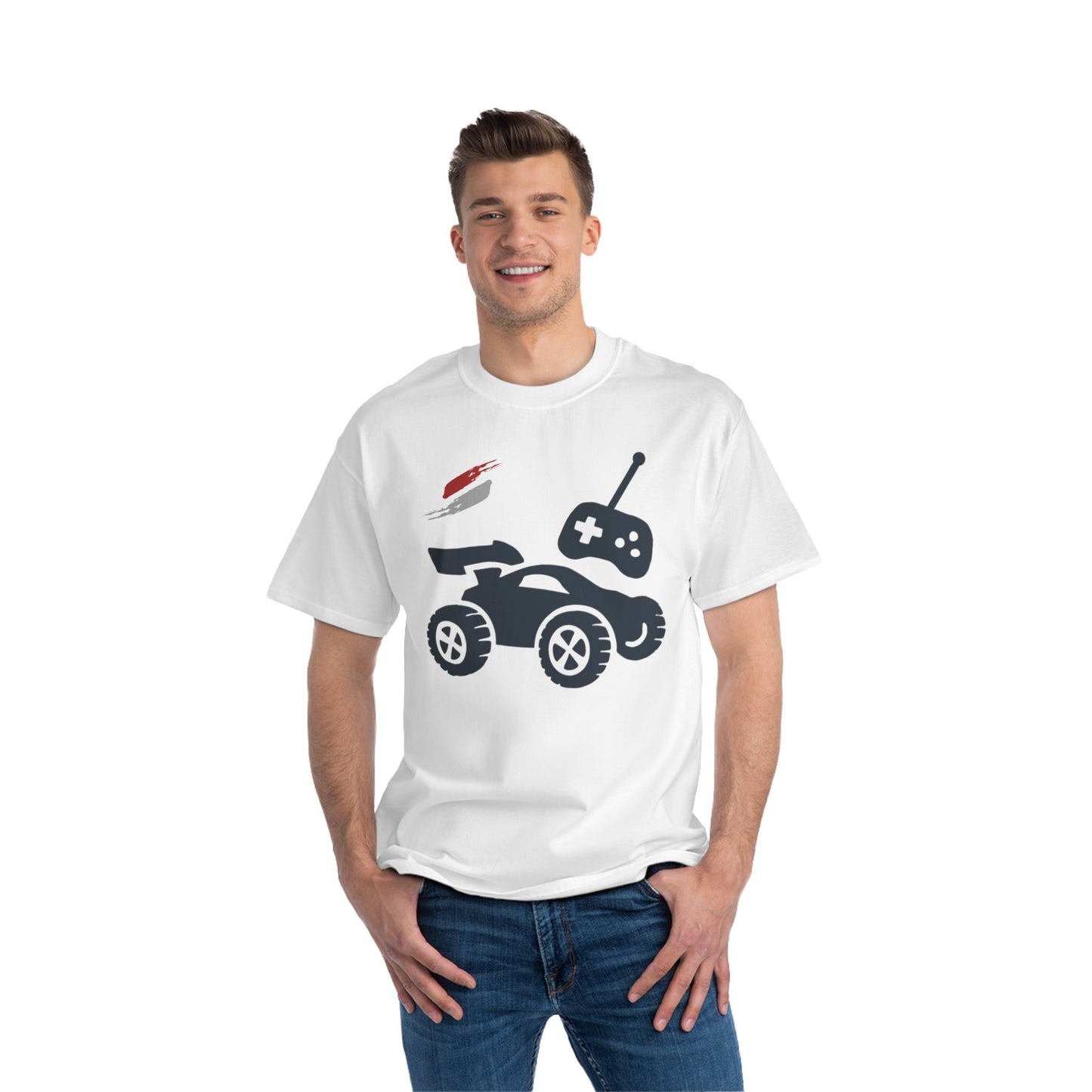 Remote Control Car Short-Sleeve T-Shirt, Gamer Gift, Kids Birthday, Racing Shirt, Fun Summer Tee Printify