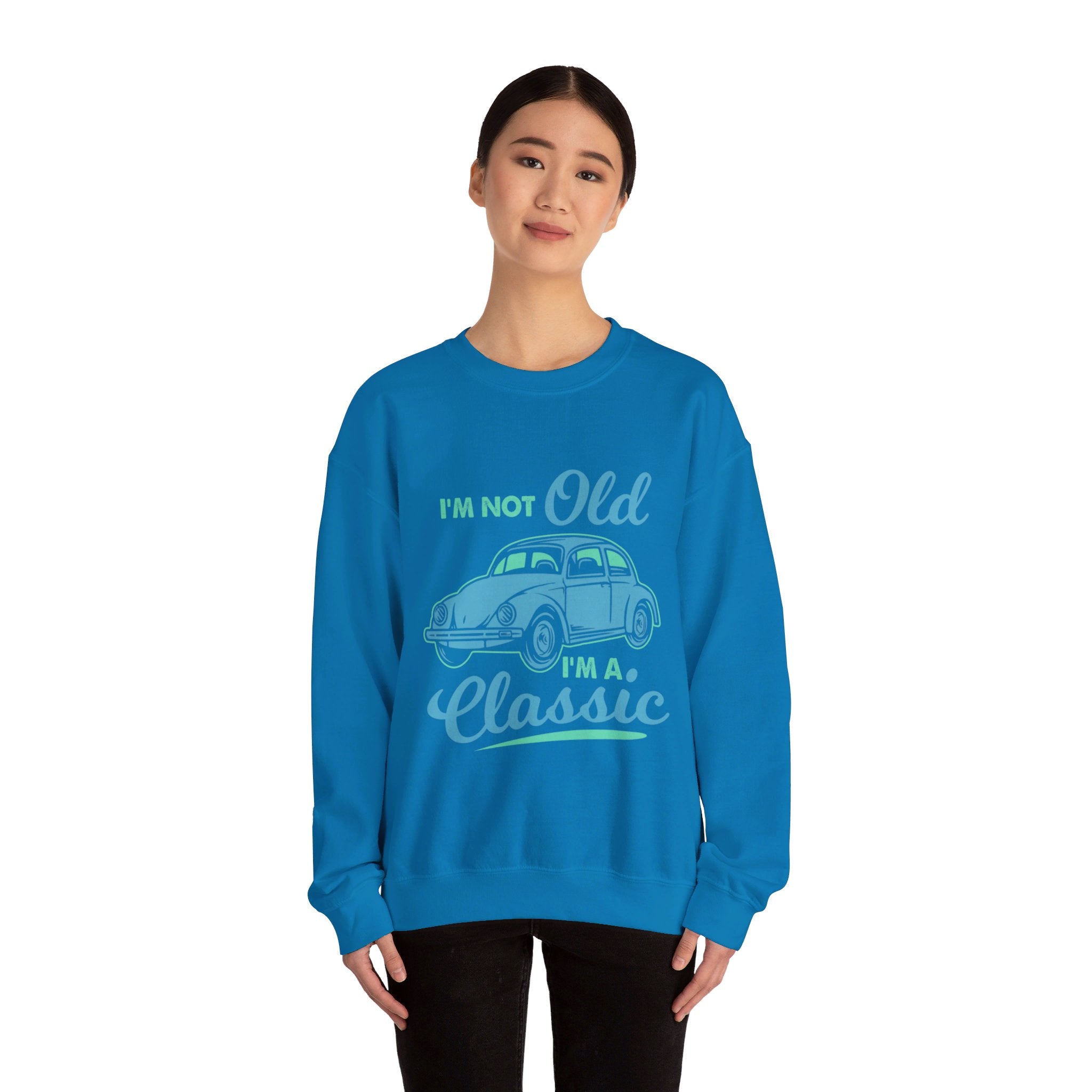 Je ne suis pas vieux, je suis un sweat-shirt unisexe classique 