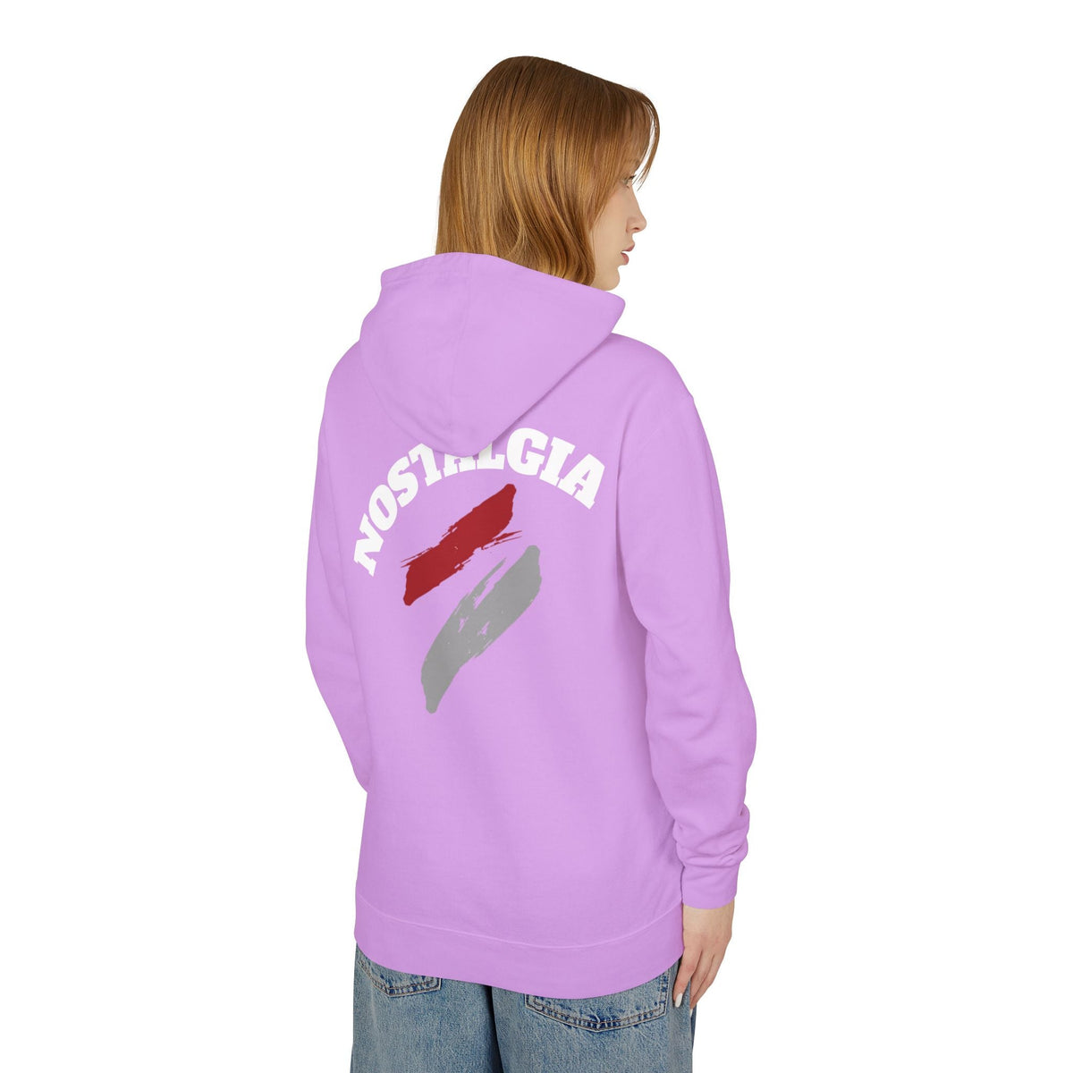 Nostalgia Hoodie: Unisex Lightweight Sweatshirt for Cool Days, Casual Wear, Gift for Friends, Retro Aesthetic, Perfect for Spring Printify