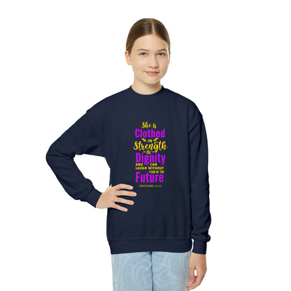 She Is Clothed In Strength Sweatshirt