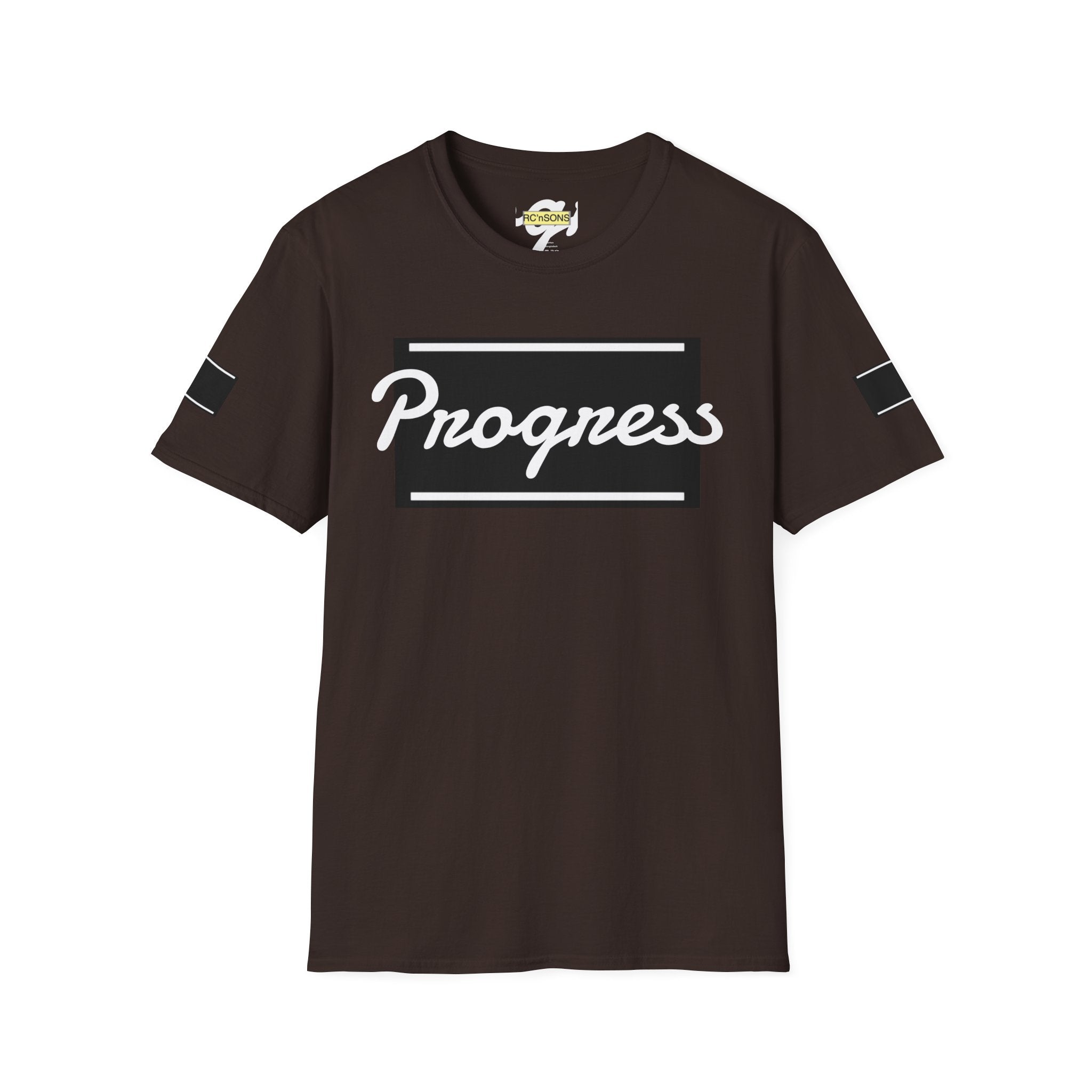 Motivational Unisex Softstyle T-Shirt | Progress Tee, Gift for Teens, Casual Wear, Workout Shirt, Inspirational Apparel Printify