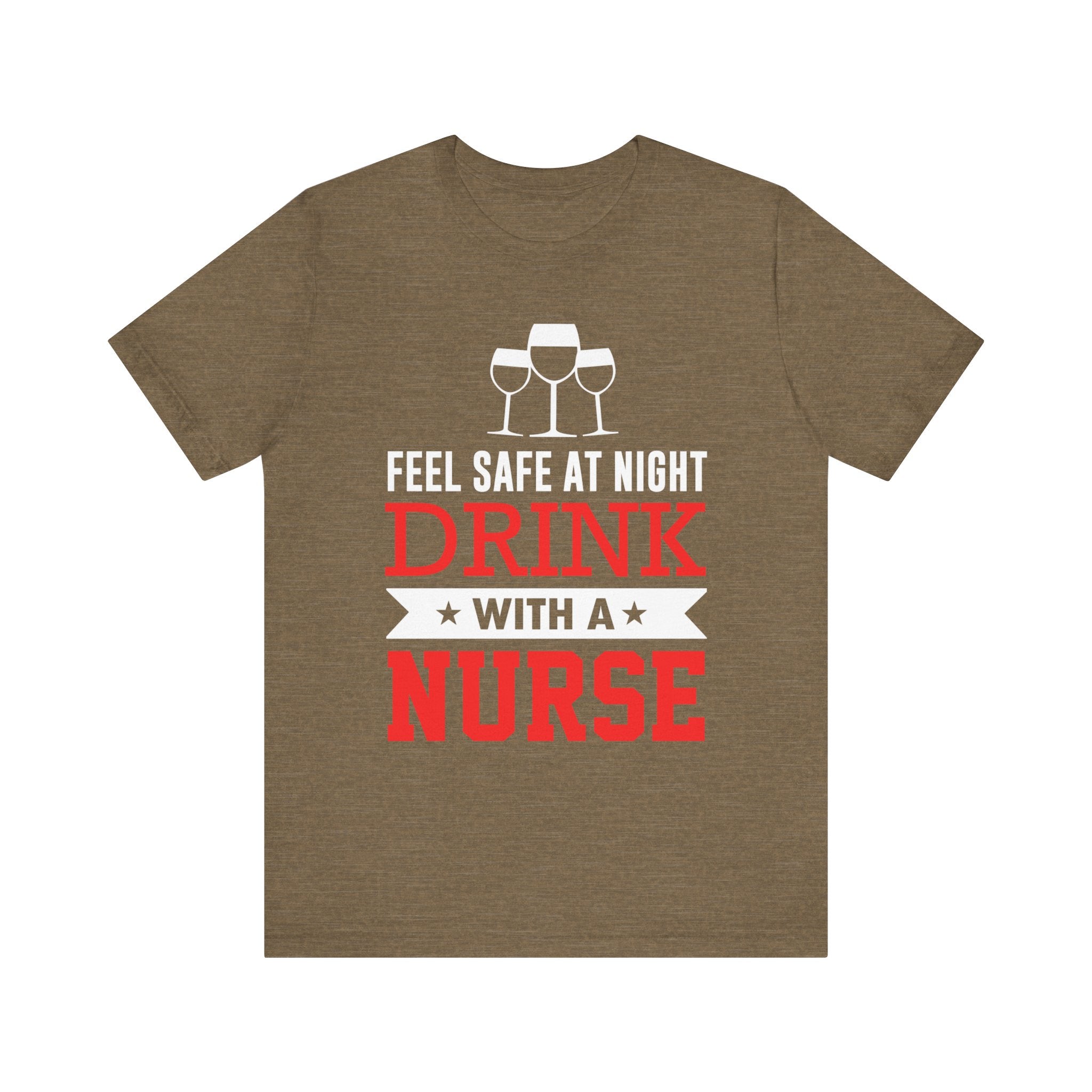 Sentez-vous en sécurité la nuit, buvez un tee-shirt unisexe 