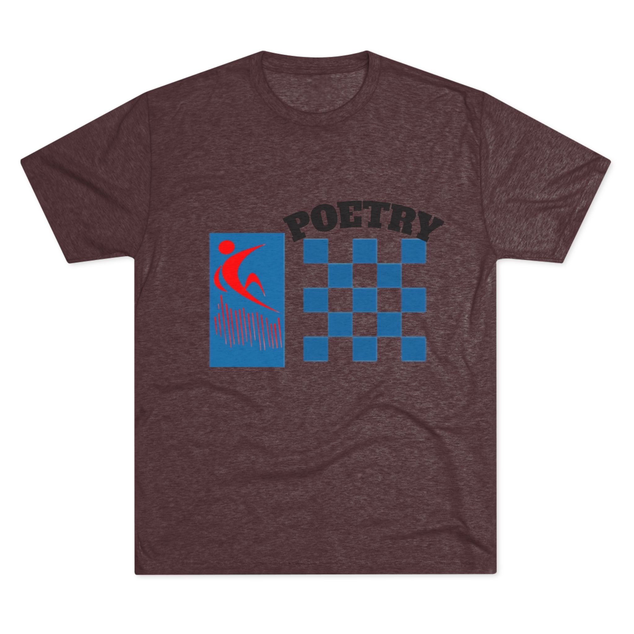 Poetry Inspired Unisex Tri-Blend Crew Tee - Soft Casual Wear for Artistic Souls, Perfect for Poetry Lovers, Gift for Writers, Creative [...] Printify