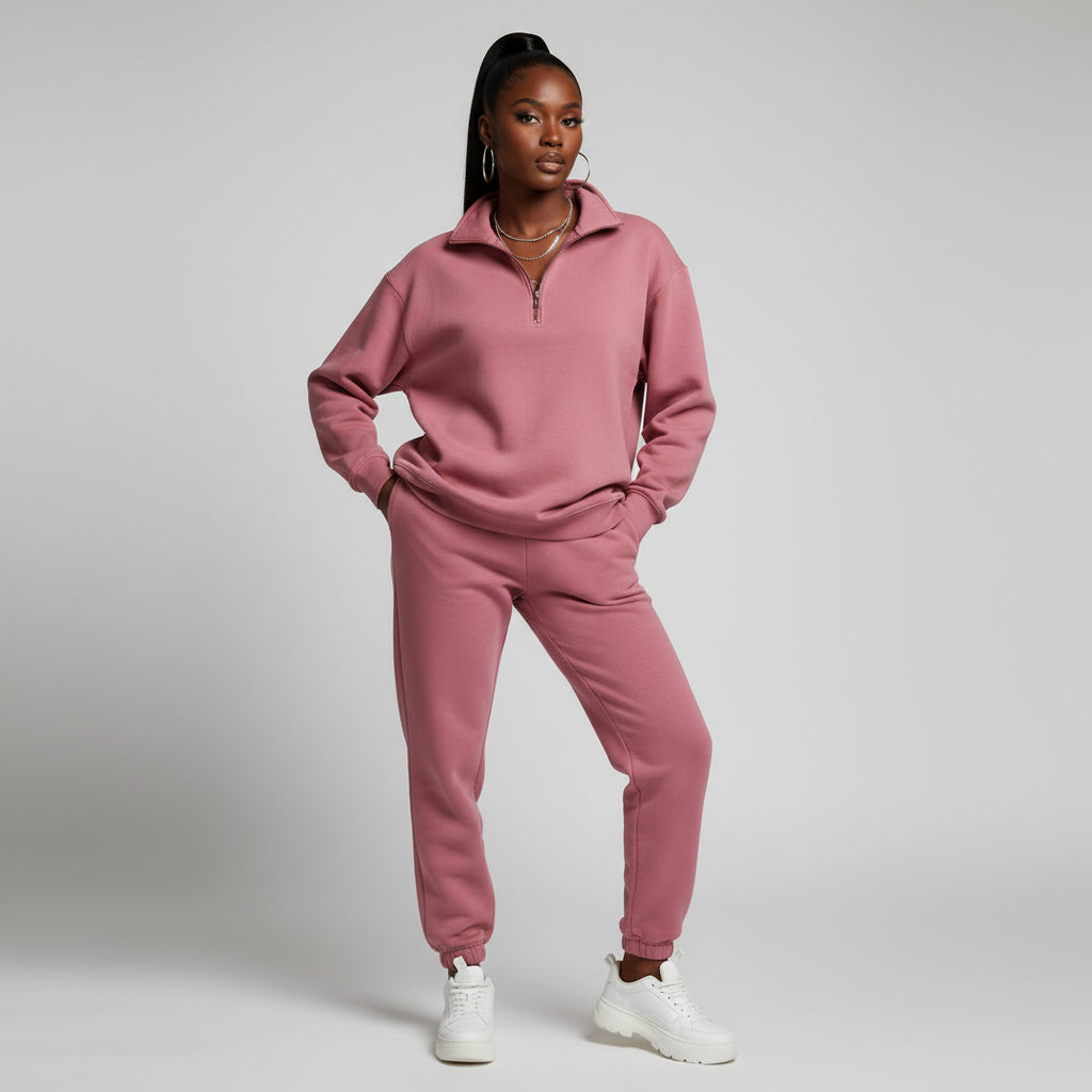 Quarter-Zip Sweatshirt — Classic Casual Pullover