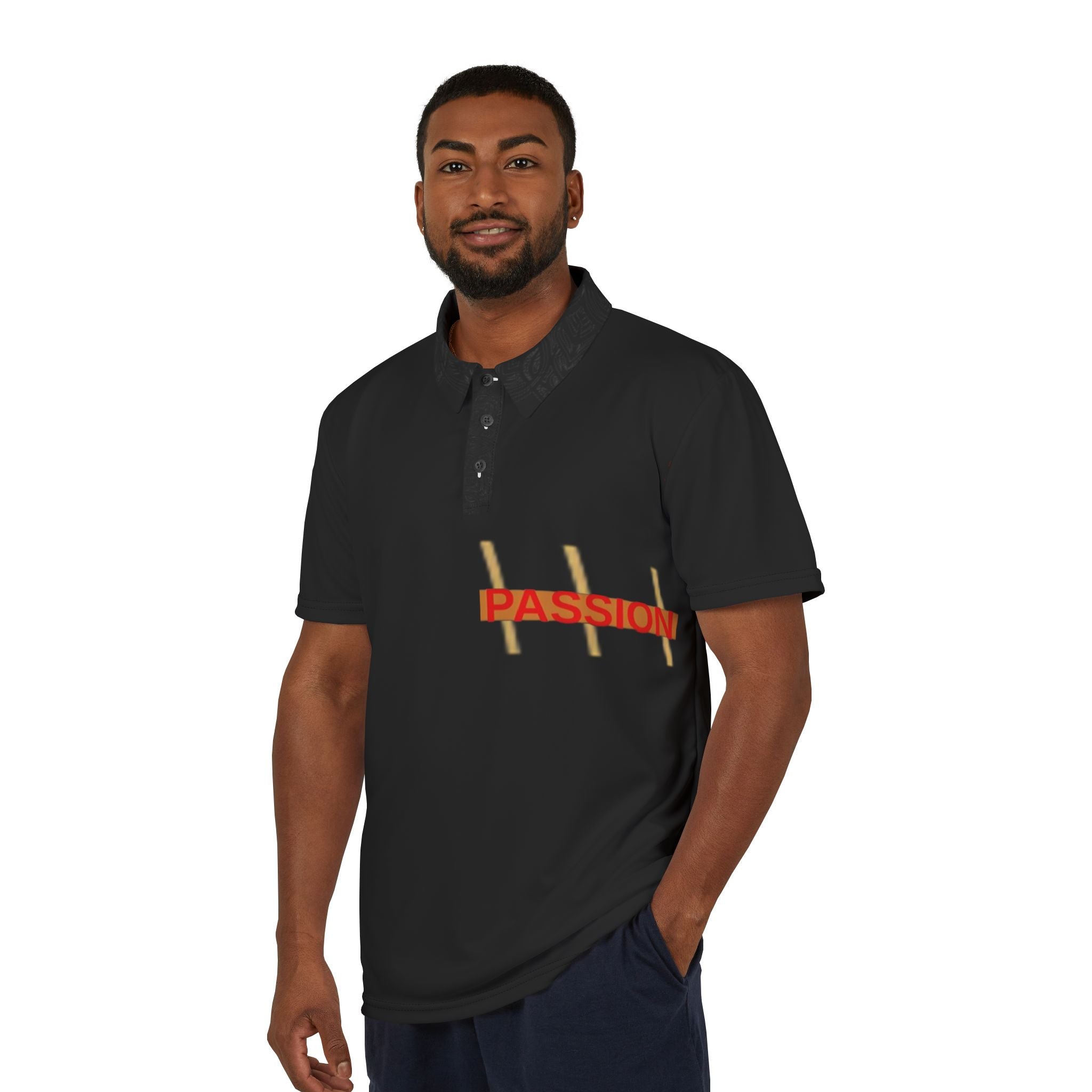 Passion Polo Shirt Creative Colar