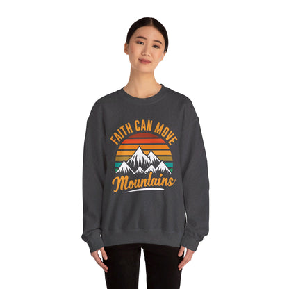 Faith Can Move Mountains Sweat-shirt unisexe 