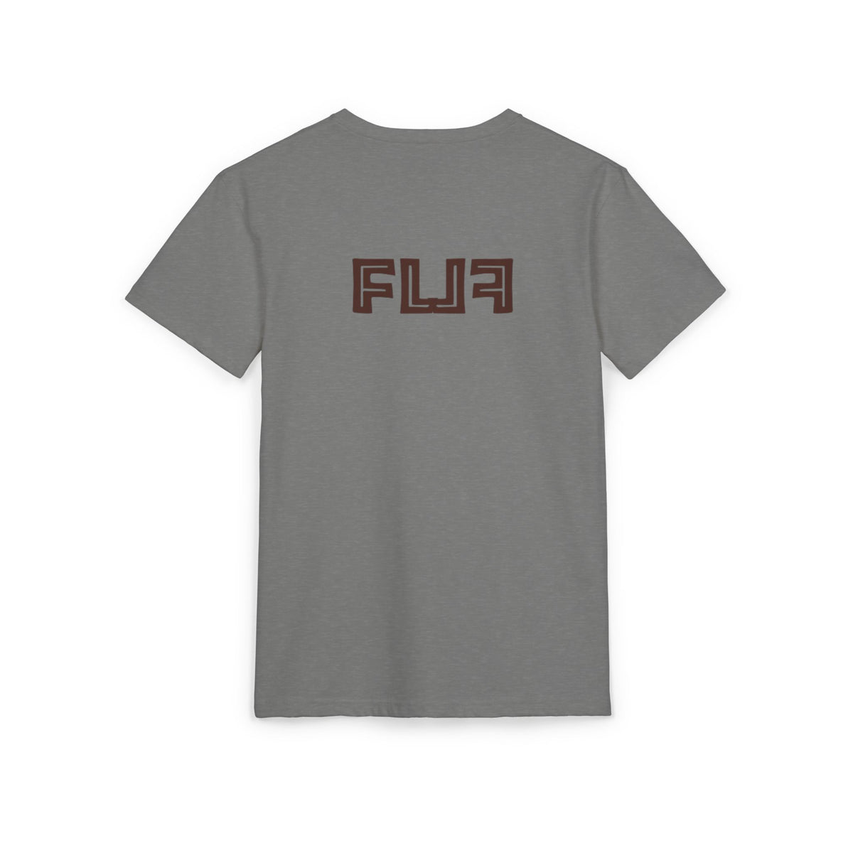 Stylish Unisex Sueded T-Shirt with Bold 'FLU' Graphic | Casual Wear, Gift Idea, Streetwear, Everyday Comfort, Fashion Statement